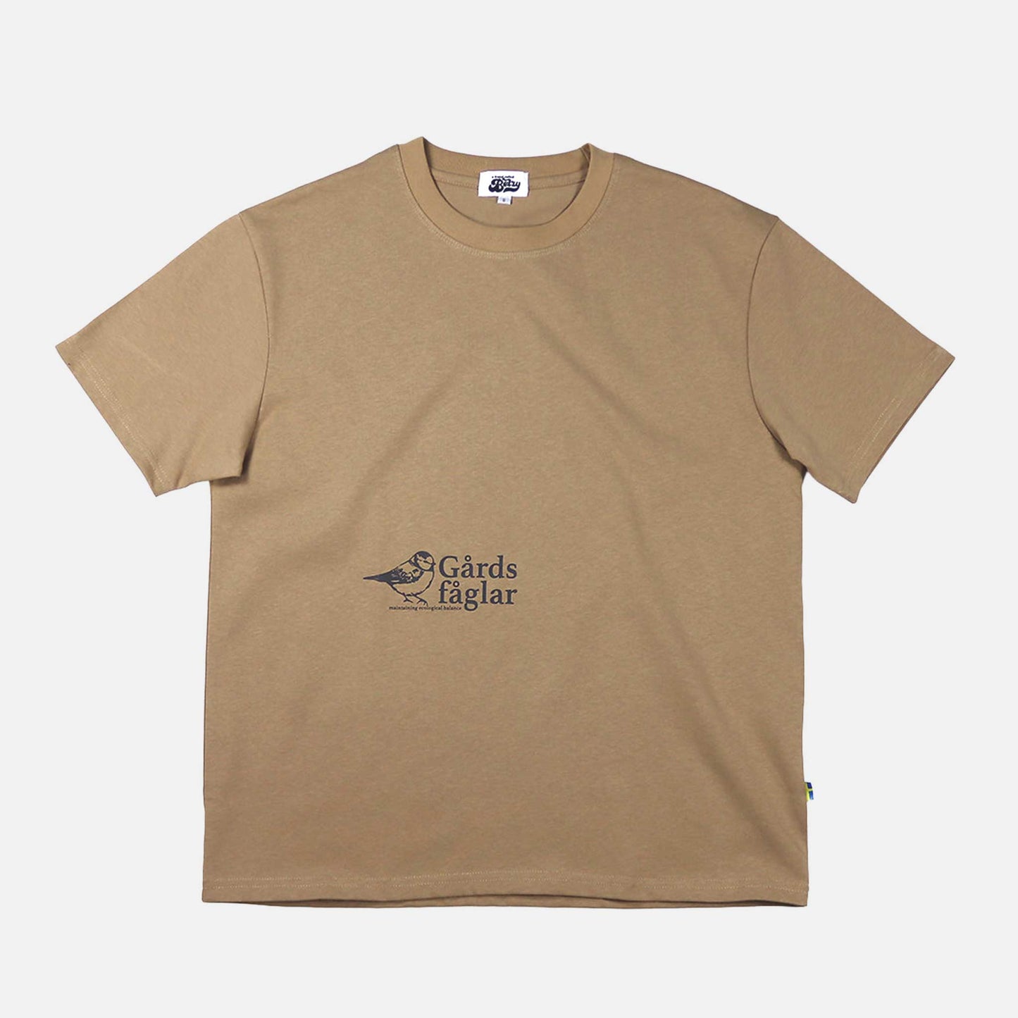 Relaxed T-shirt Gårdsfåglar | Dark Sand