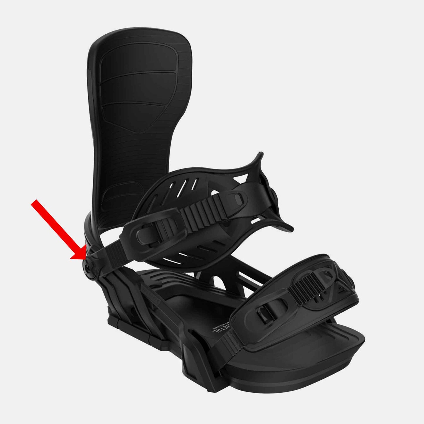 Ankle Strap Hardware 2-Piece Baseplate x 4