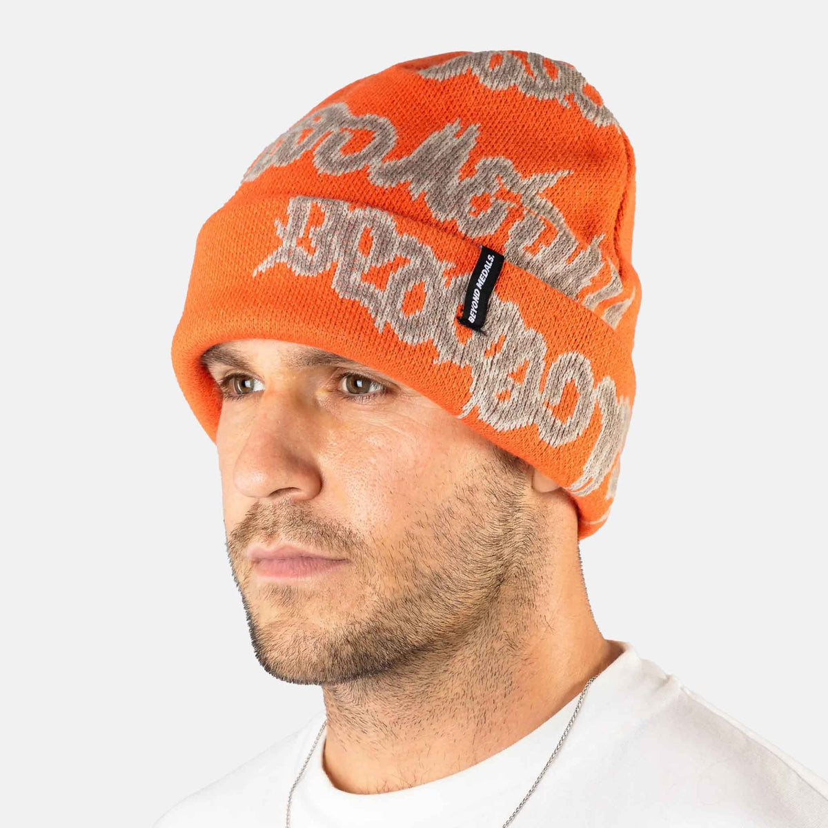 90s Spike Beanie | Orange