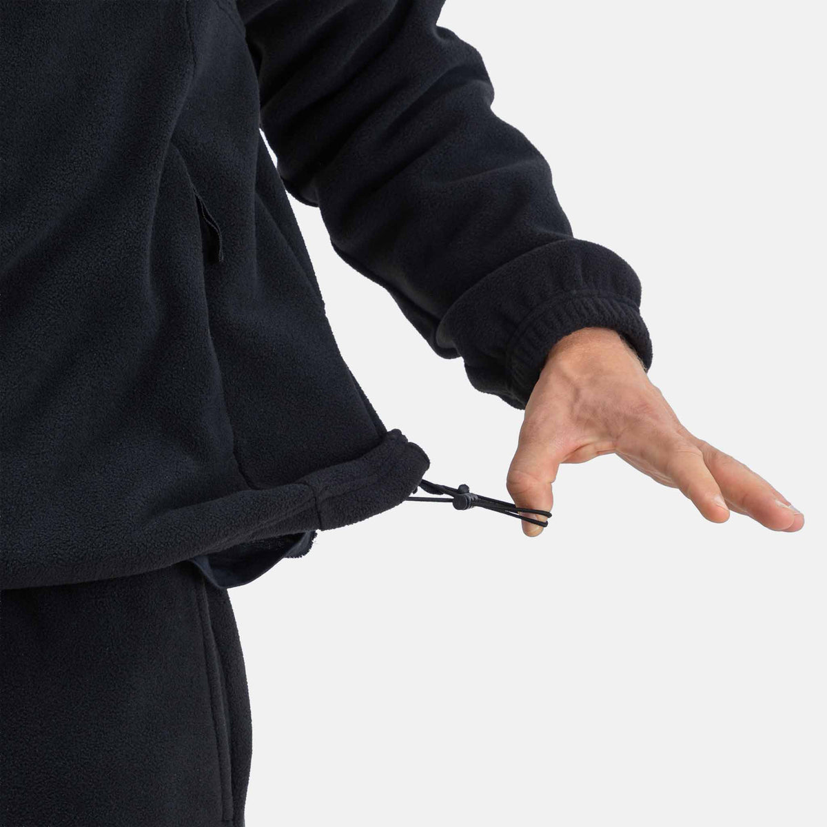 Half Snap Fleece | Black