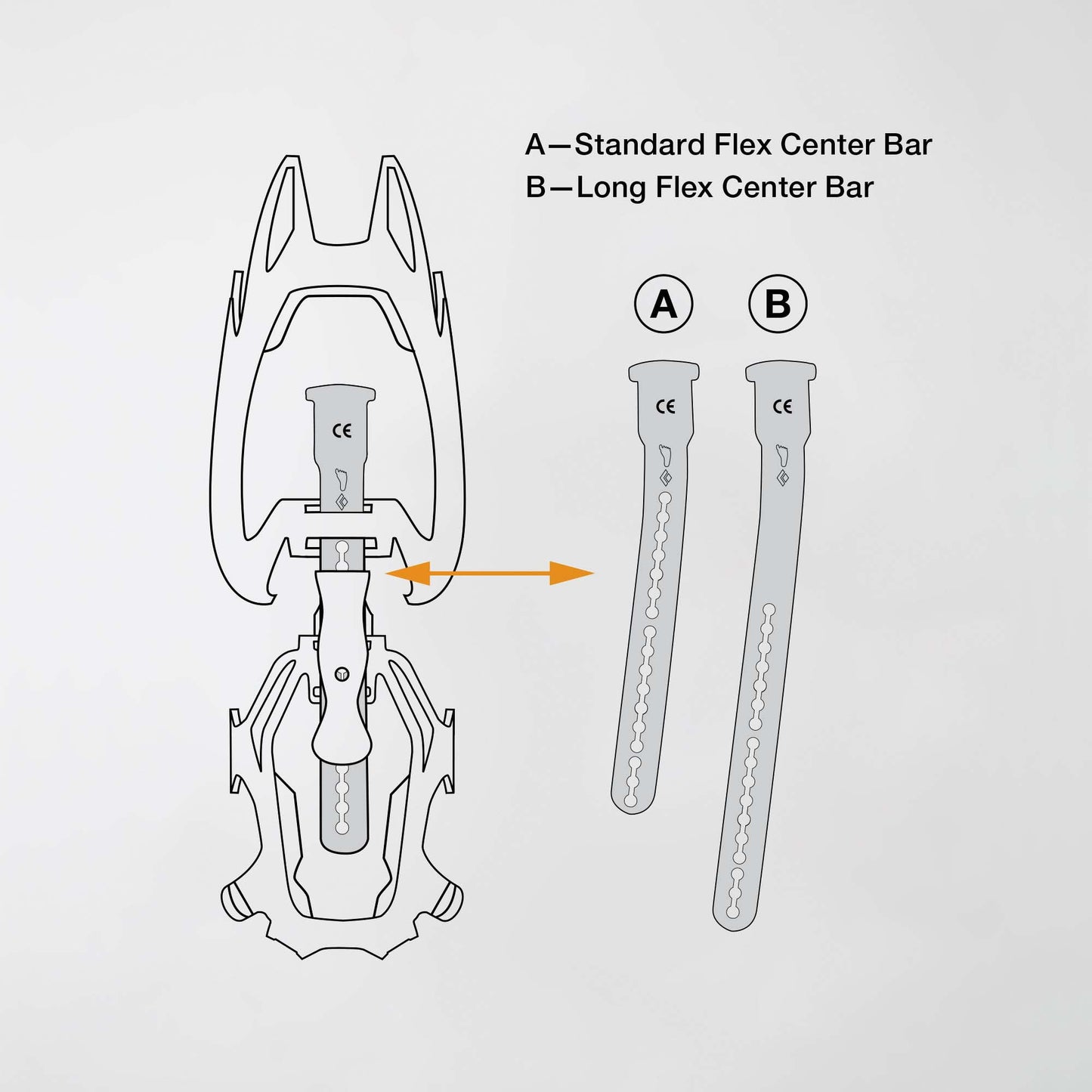 Long Flex Center Bars