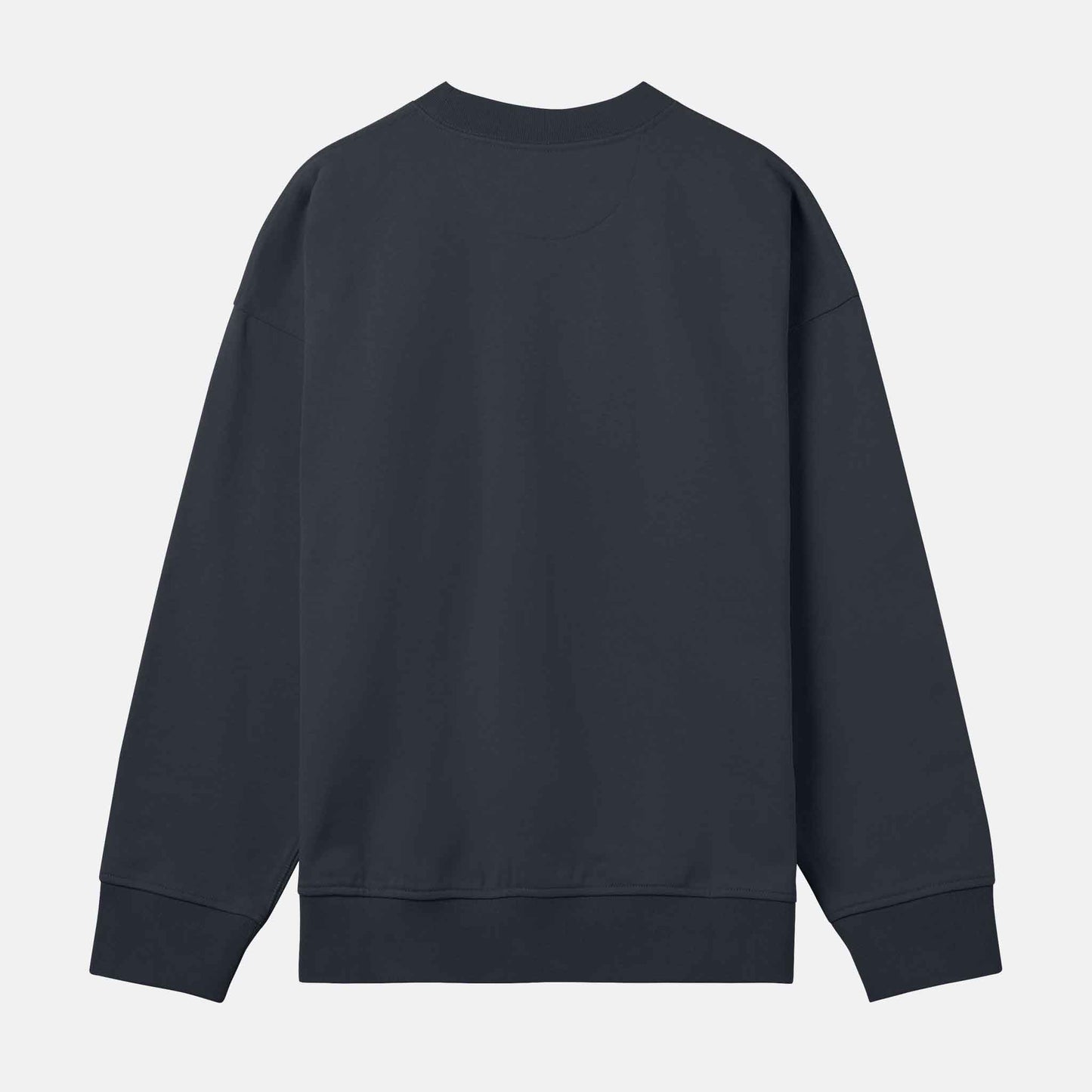 Boxy Crew Text Logo | Svartgrå