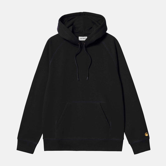 Hooded Chase Sweat | Black / Gold