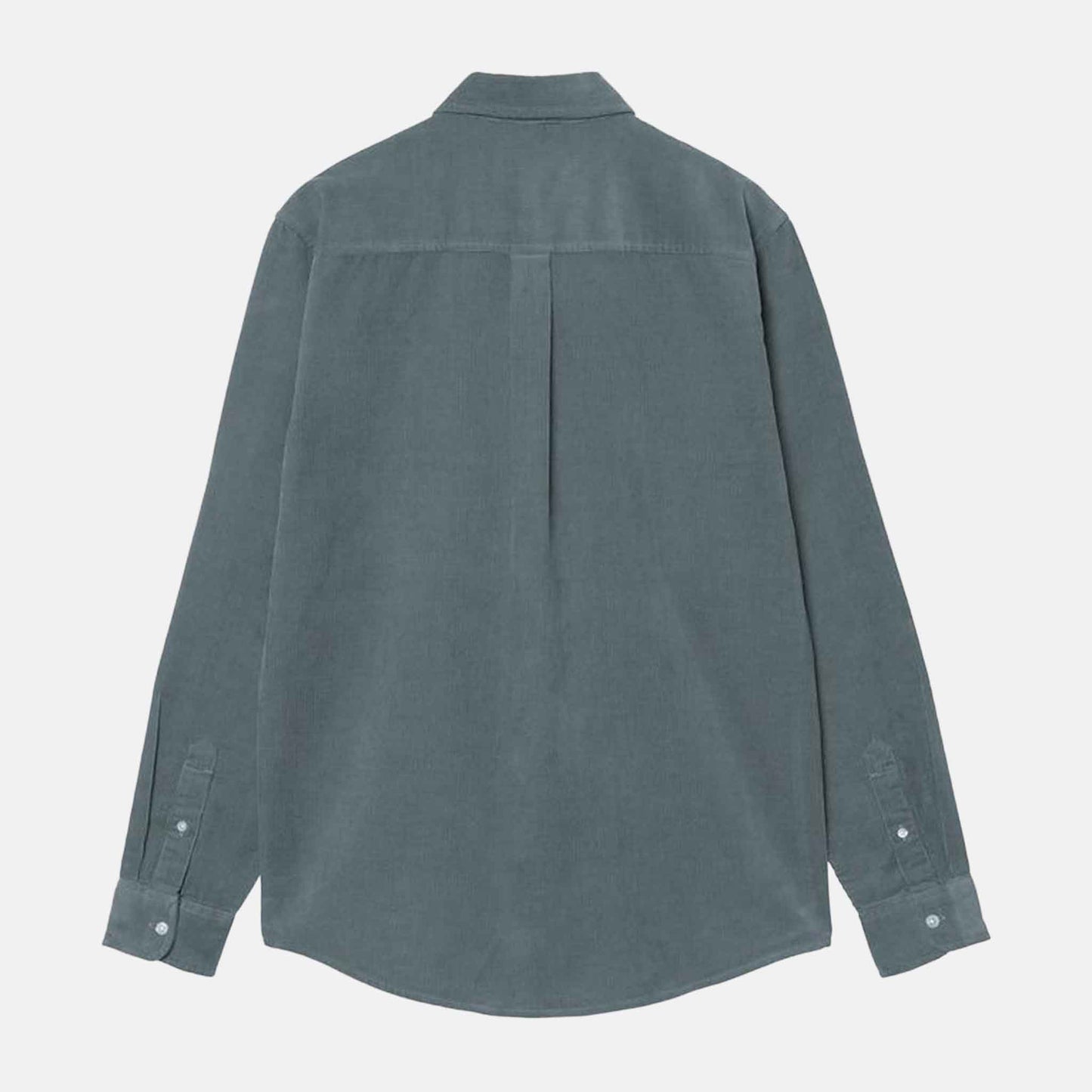 L/S Madison Fine Cord Shirt | Cozy Blue / Wax