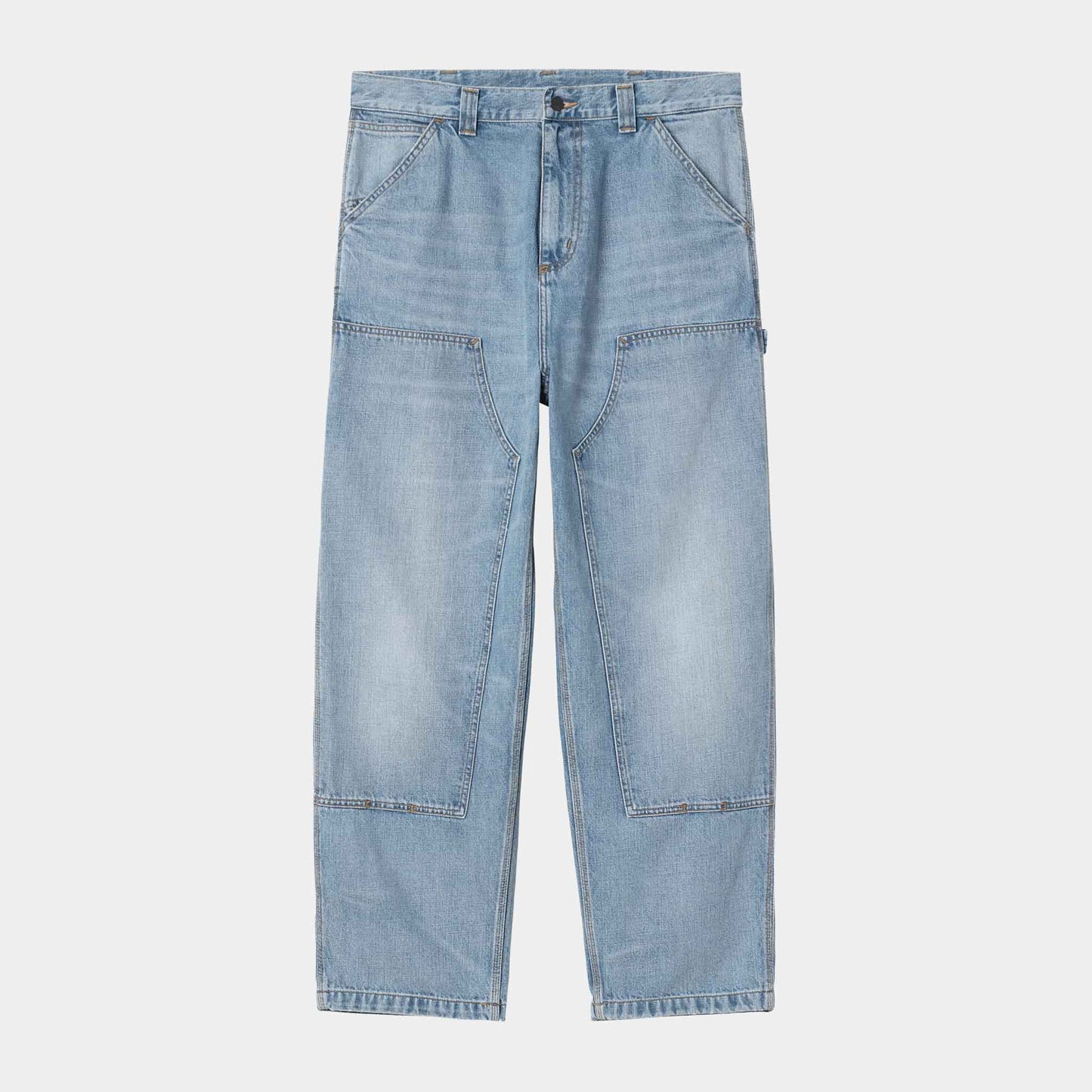 OG Double Knee Pant | Blue, Burst washed