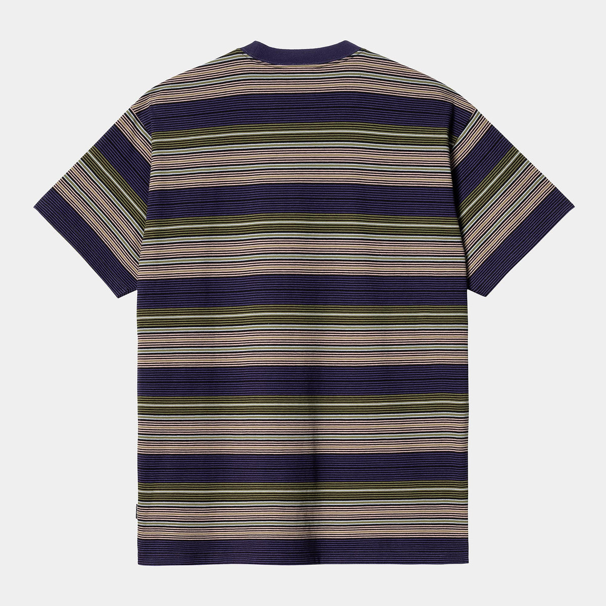 S/S Coby T-Shirt | Colby Stripe, Tyrian