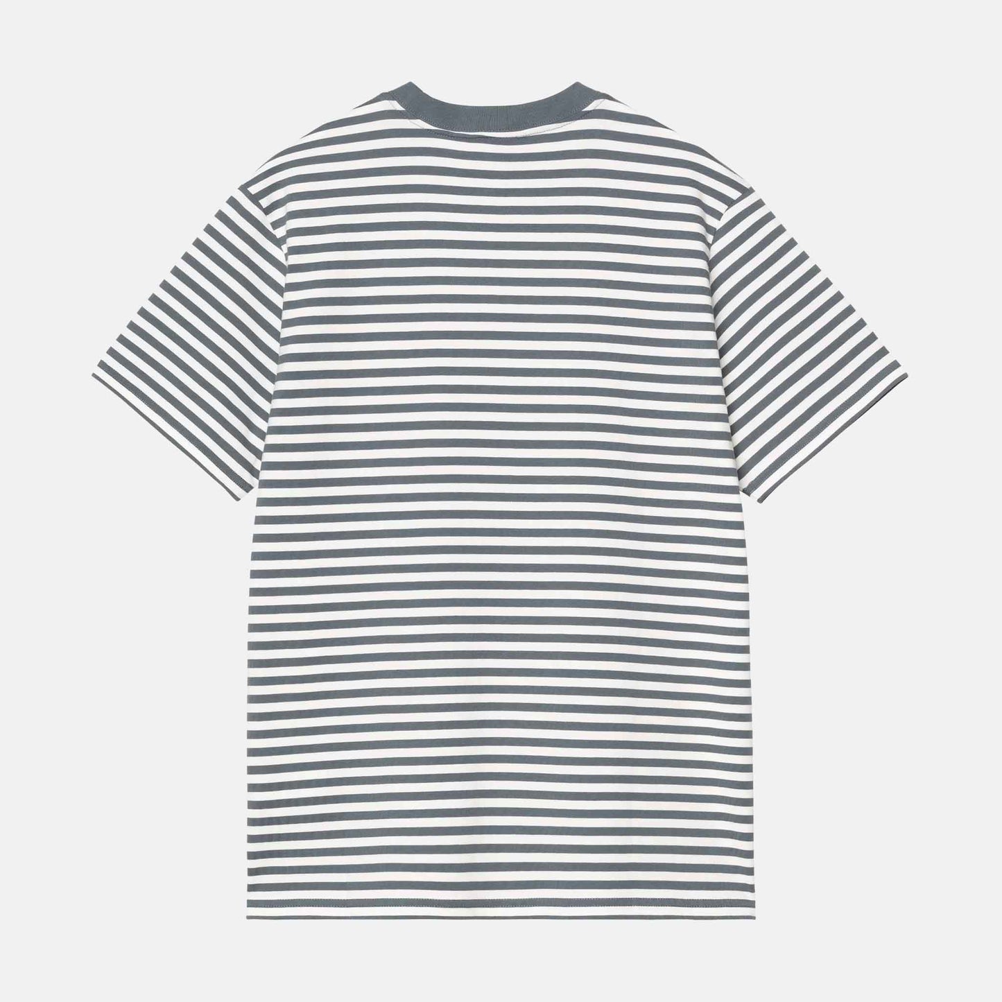 S/S Ezra Pocket T-Shirt | Ezra Stripe, Cozy Blue / Wax