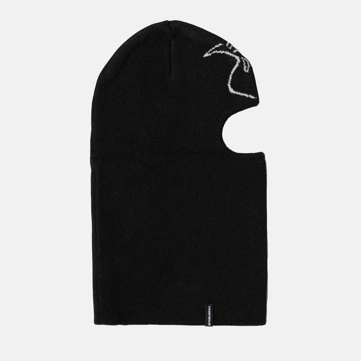 Jaquard Knit Balaclava | Black