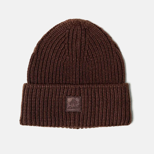 Anchorage Recycled Beanie | Coffee Brown