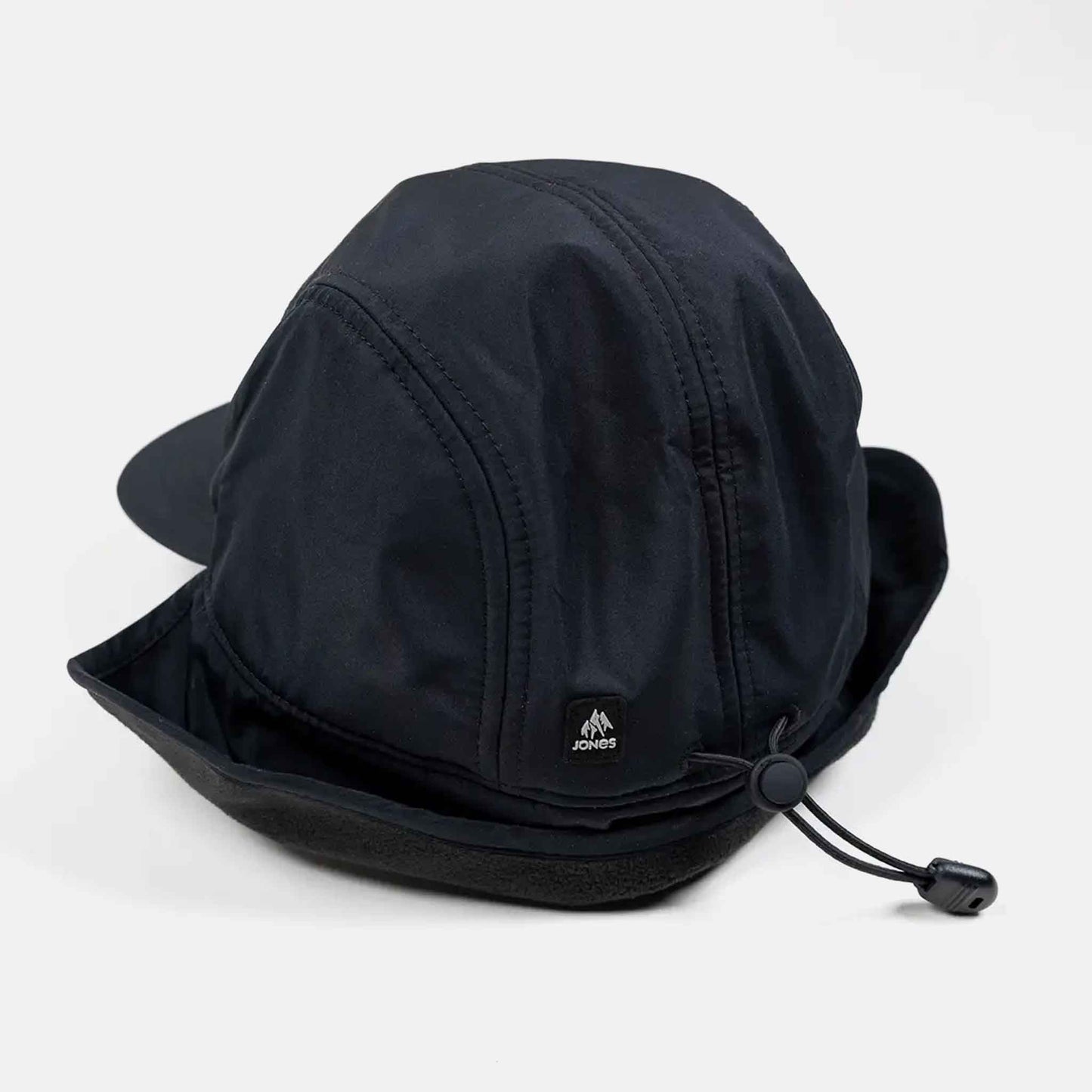 Denali Recycled Fleece Earflap Cap | Stealth Black