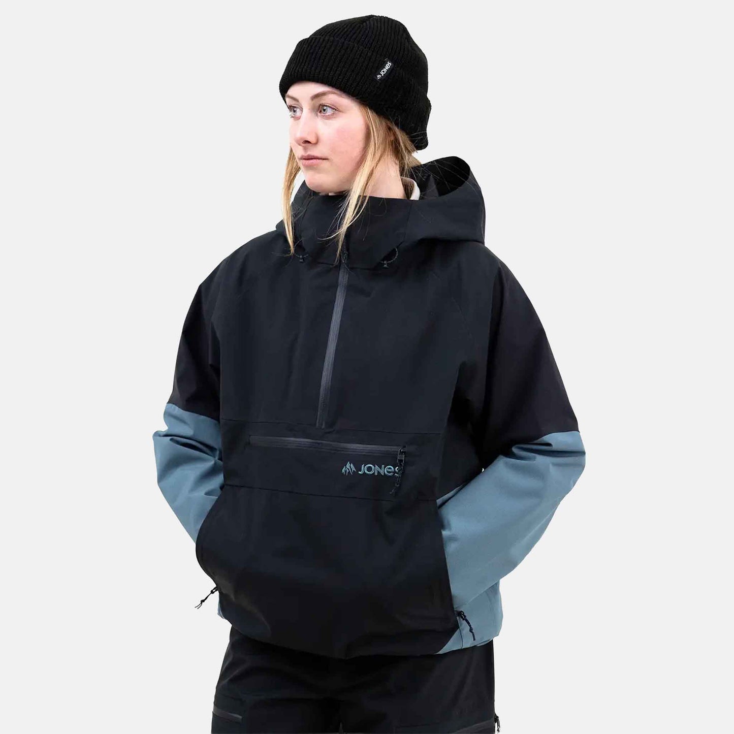 Womens Mtn Surf Recycled Anorak | Stealth Black