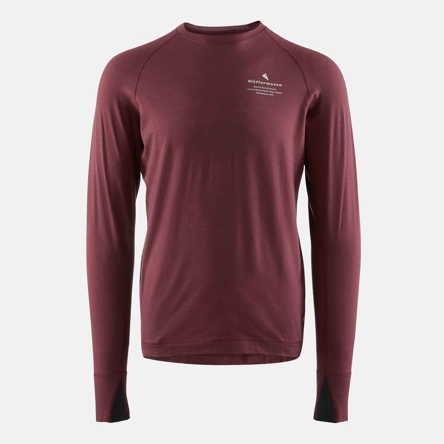 Fafne Crew LS Tee M's | Chestnut