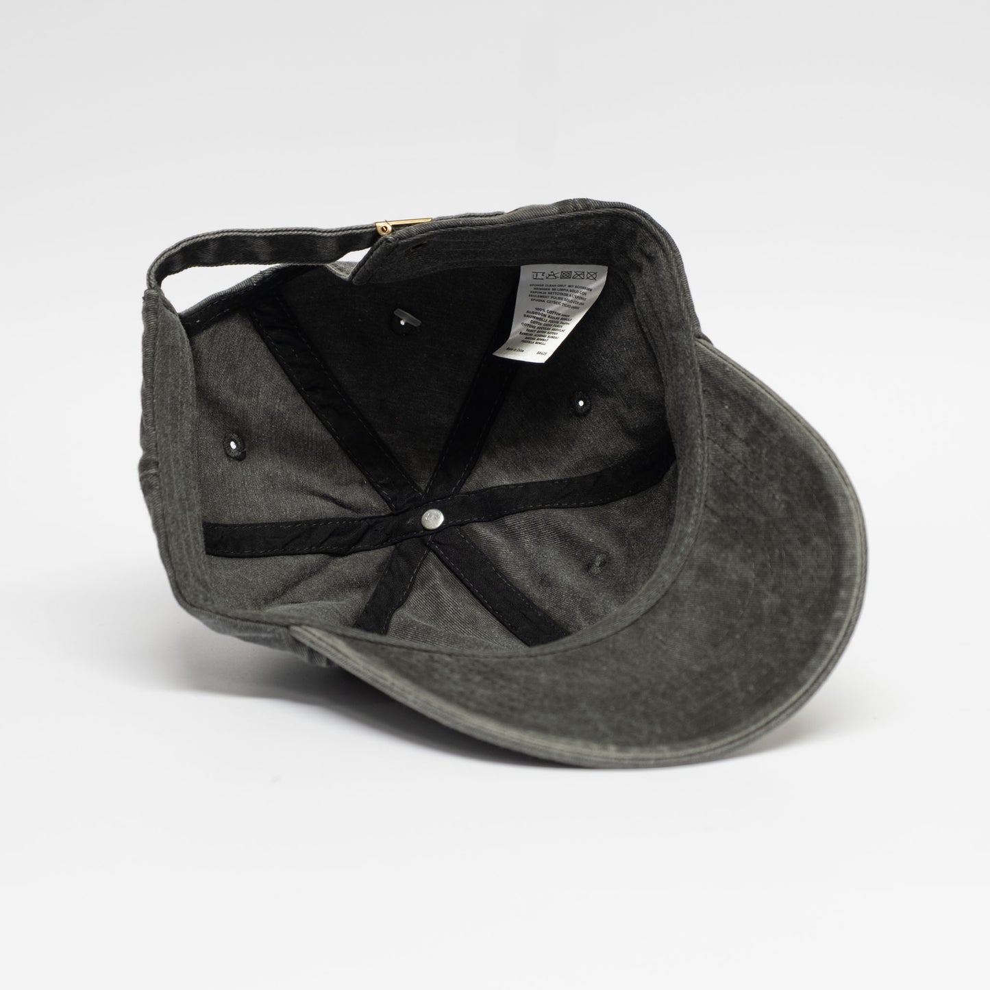 Low profile Vintage Cap | Black / Black