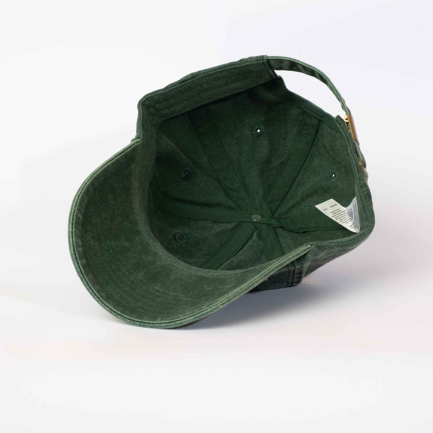 Low profile Vintage Cap | Bottle Green / Black