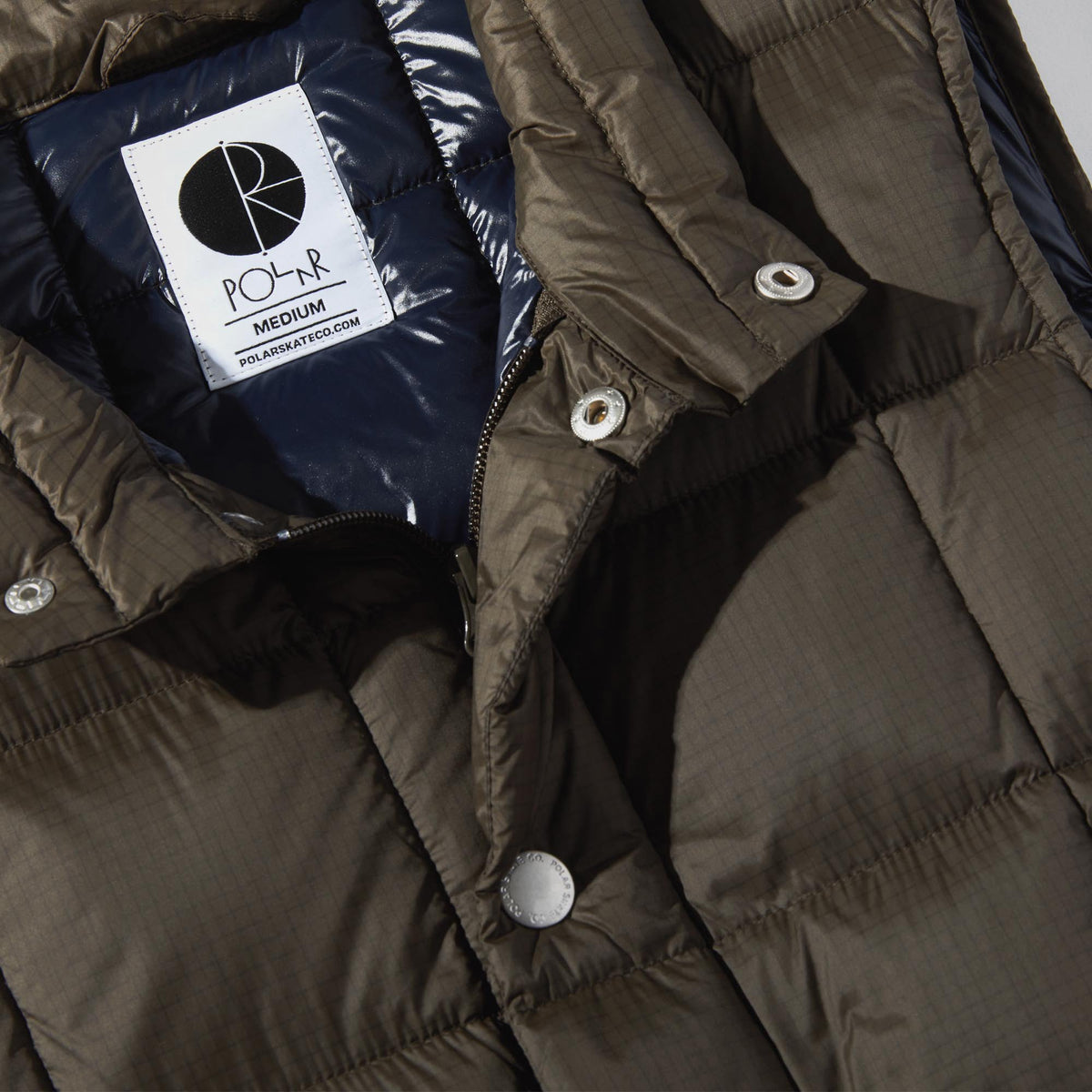 Lightweight Puffer Vest | Brown