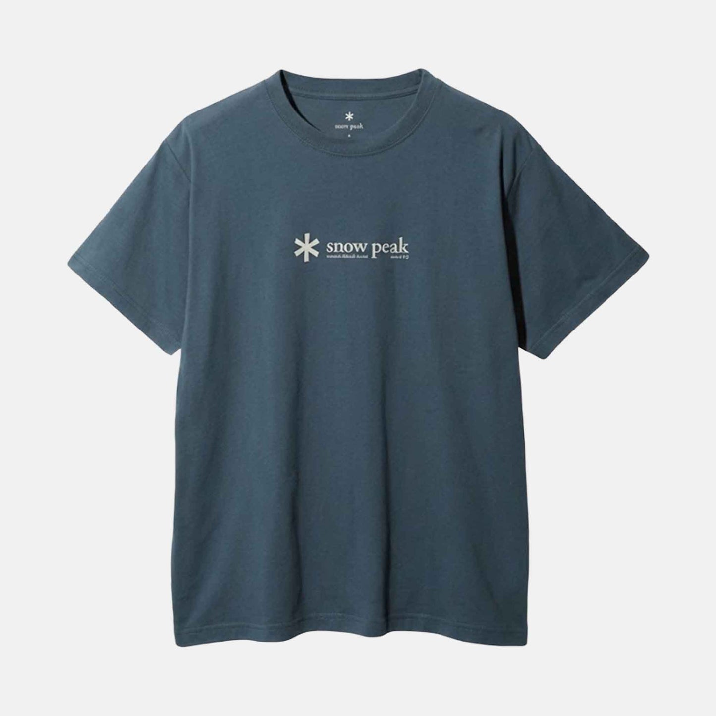 Soft Cotton Logo Short Sleeve T-Shirt | Blue