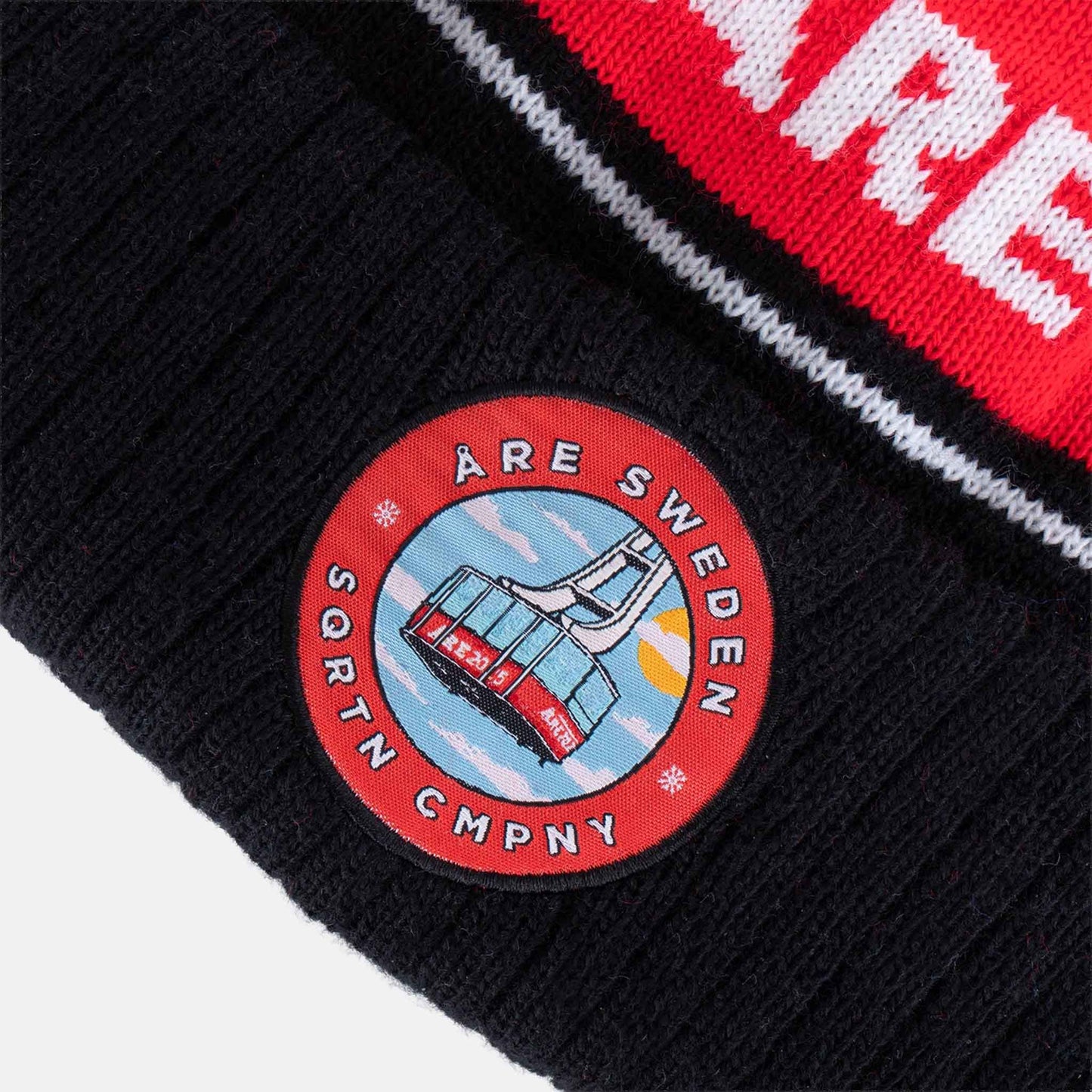 Åre Pom Pom Mössa | Svart