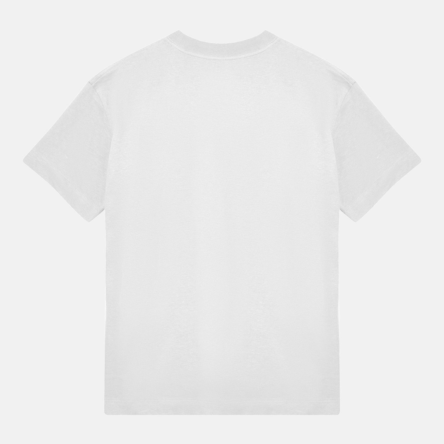 Svart Logo Boxy Tee | Vit