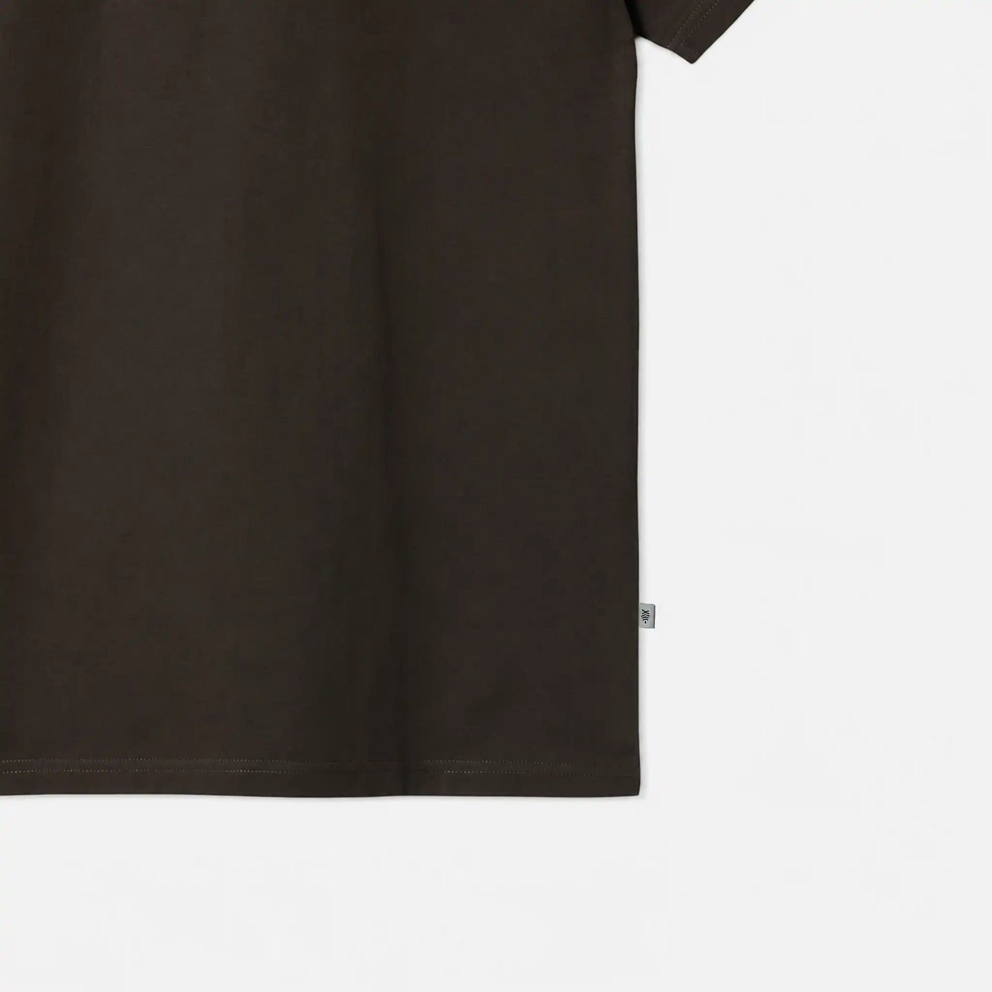En kraftigare vanlig T-Shirt | Brun