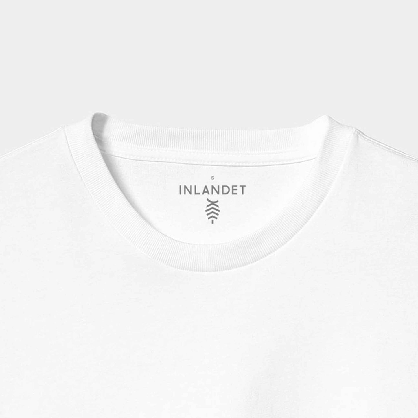 En kraftigare vanlig T-Shirt | Vit