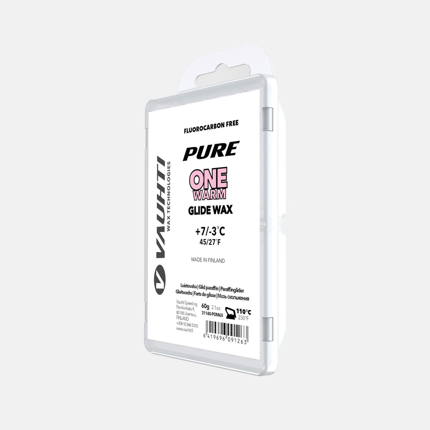 Pure One Warm 60g , +7 till -3 | Pink