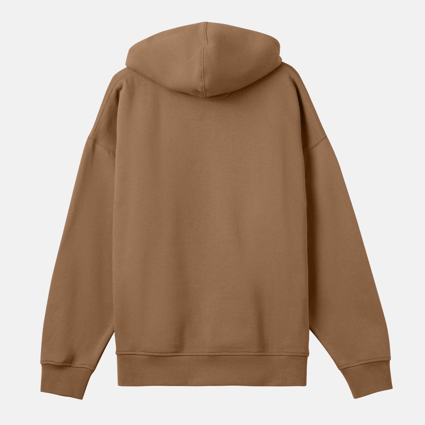 Vit Logo Boxy Hood | Brun
