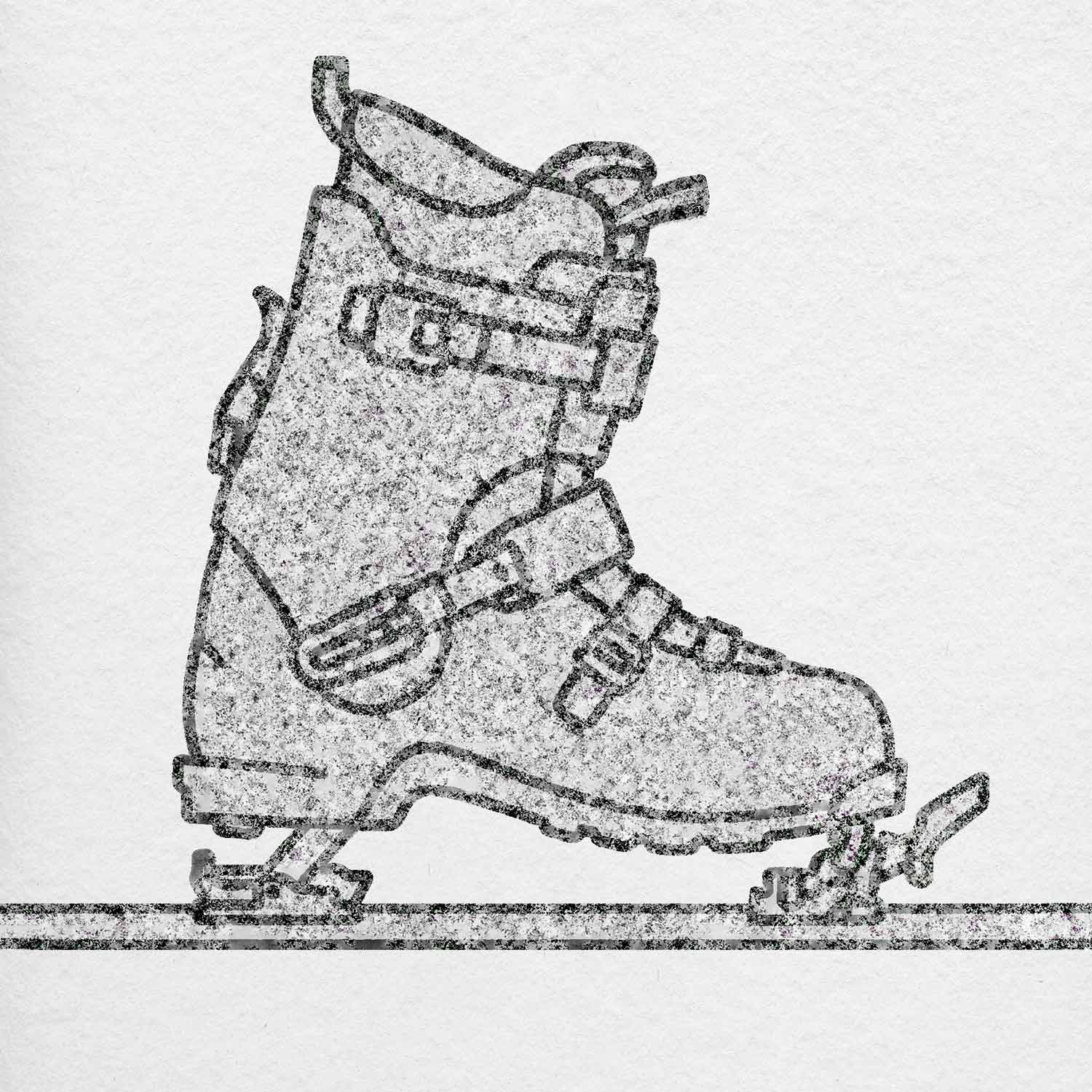 Splitboarding with hardboots