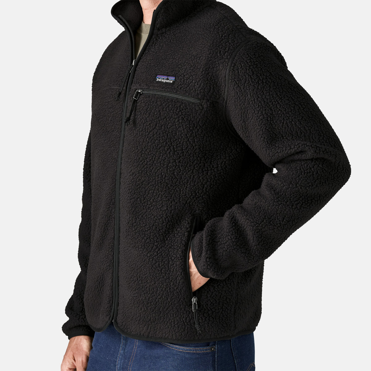 Retro Pile Jkt | Black