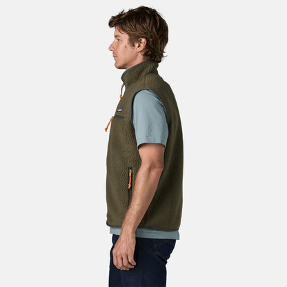 Retro Pile Vest | Basin Green