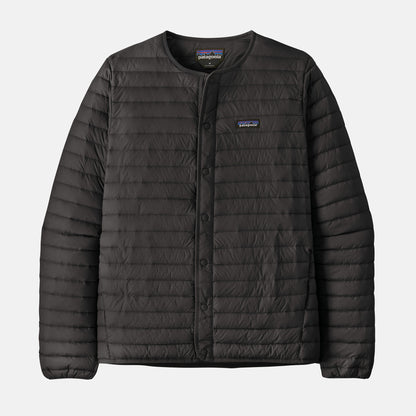 LW Down Sweater Cardigan | Black