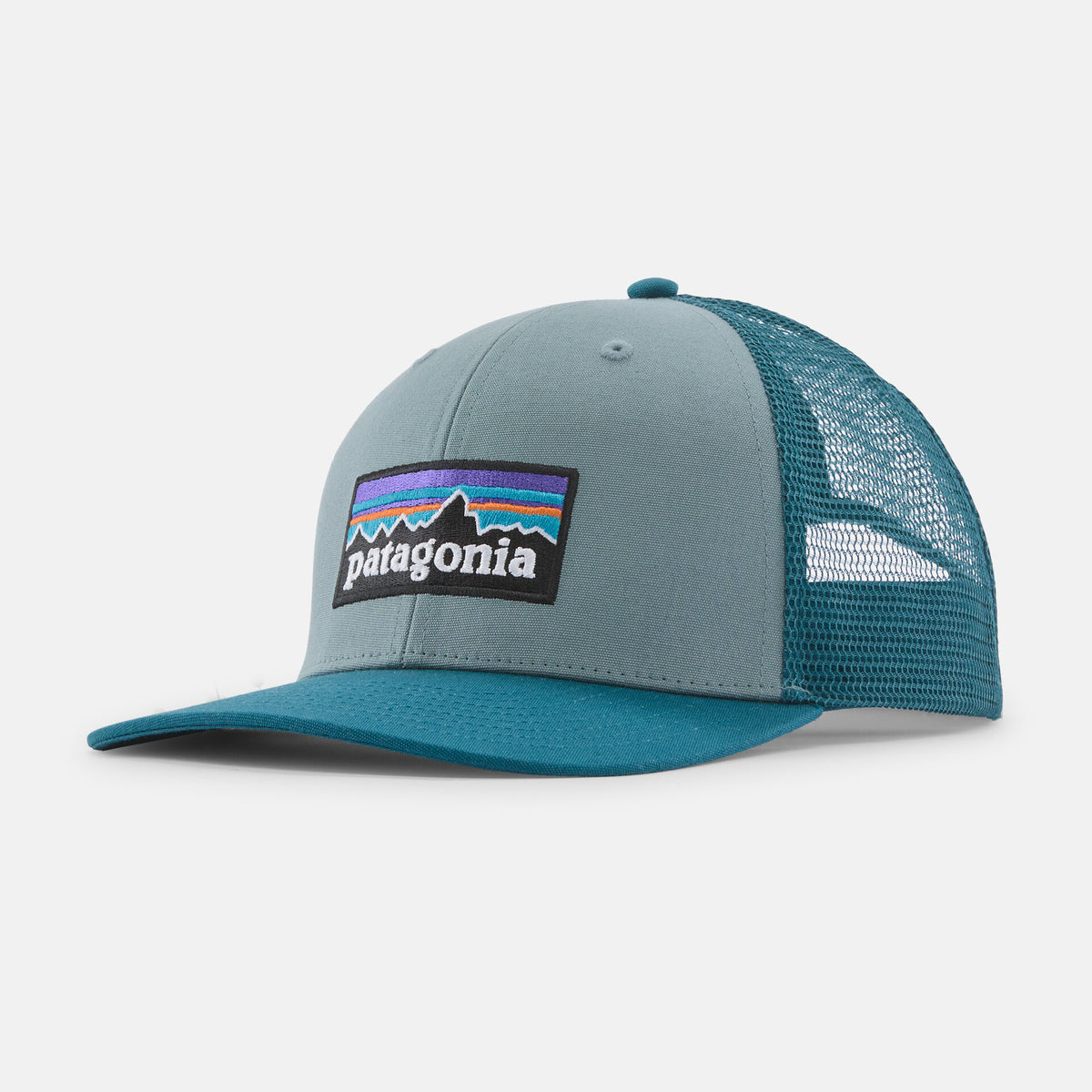 P-6 Logo Trucker Hat | Blue Sage