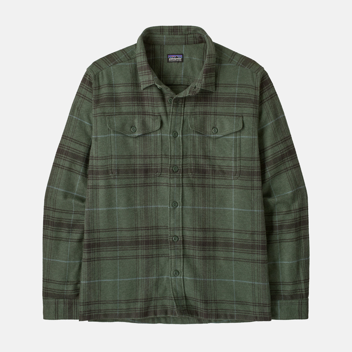 Fjord Flannel Shirt | Dissolve: Treeline Green