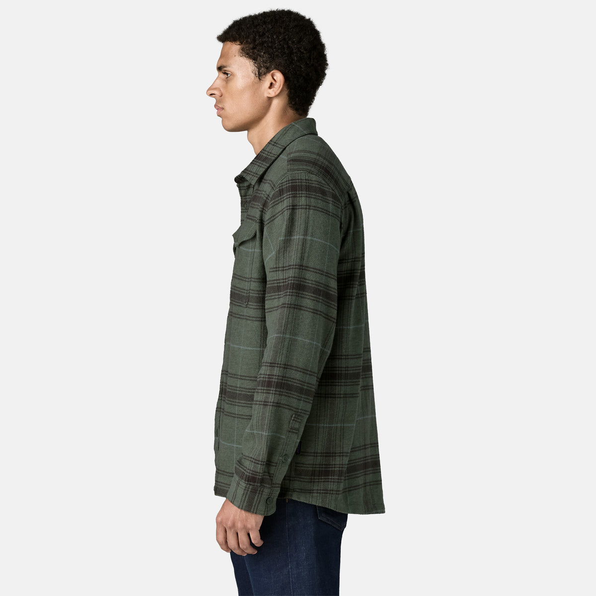Fjord Flannel Shirt | Dissolve: Treeline Green
