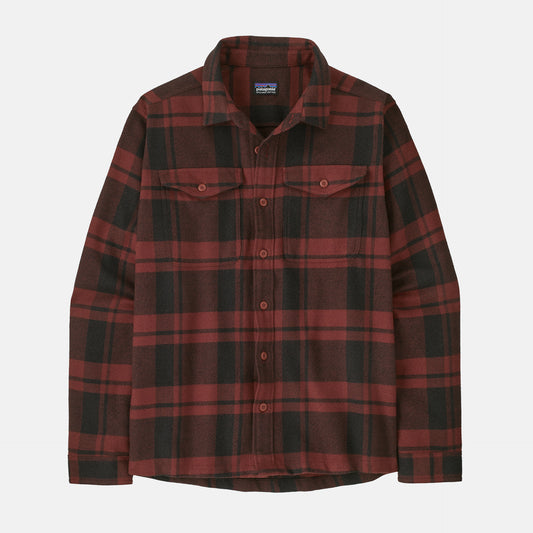 Fjord Flannel Shirt | Powder: Rusty Red