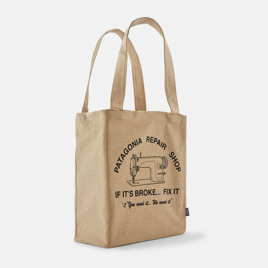 Recycled Market Tote | Repair Shop: Classic Tan