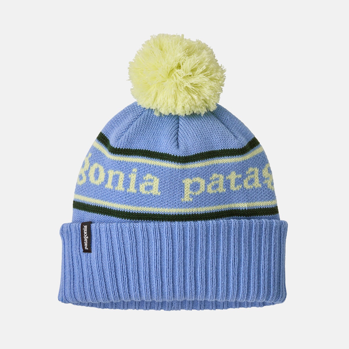 Kids Powder Town Beanie | Park Stripe: Diver Blue