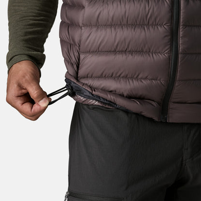 Down Sweater Vest | Den Brown