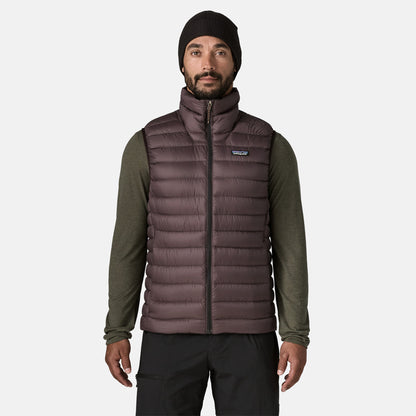 Down Sweater Vest | Den Brown