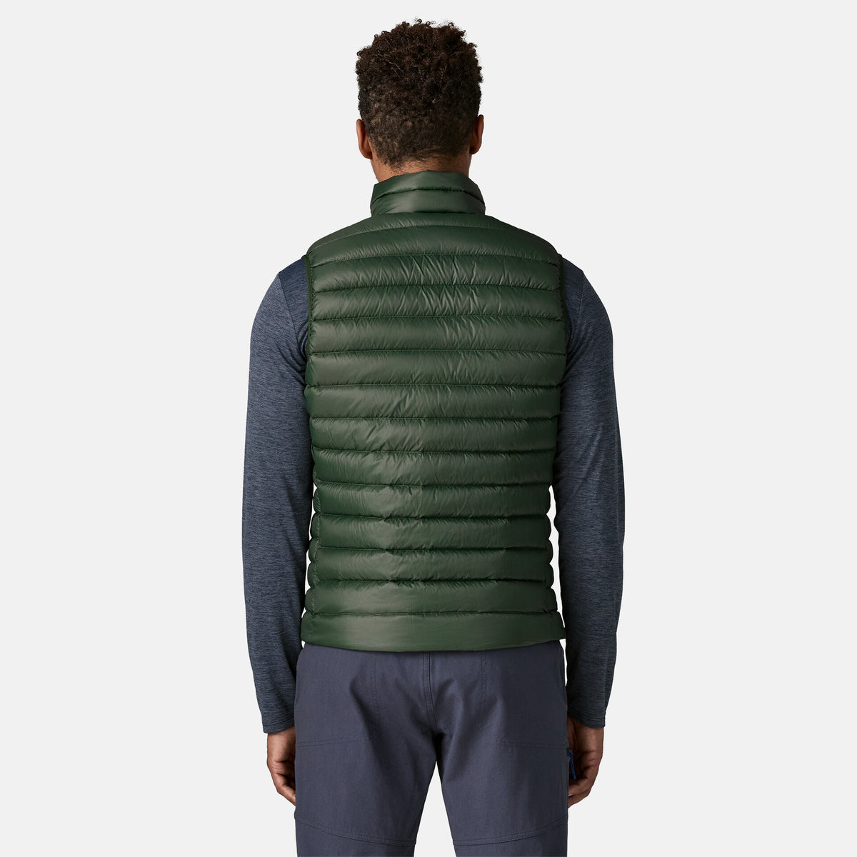 Down Sweater Vest | Treeline Green