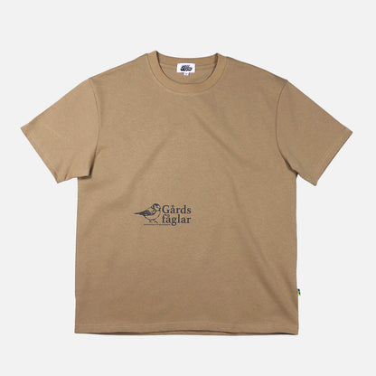 Relaxed T-shirt Gårdsfåglar | Dark Sand
