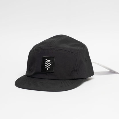5-Panel Camper Cap | Black / Black