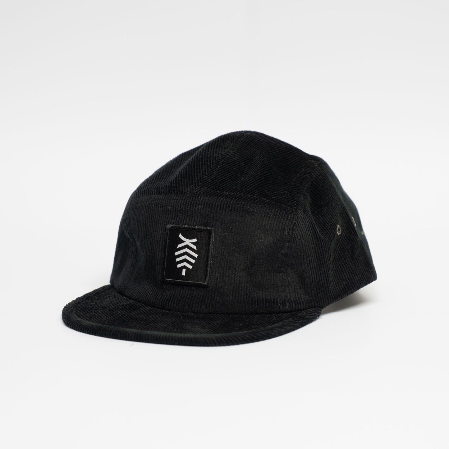 5-Panel Cord | Black / Black
