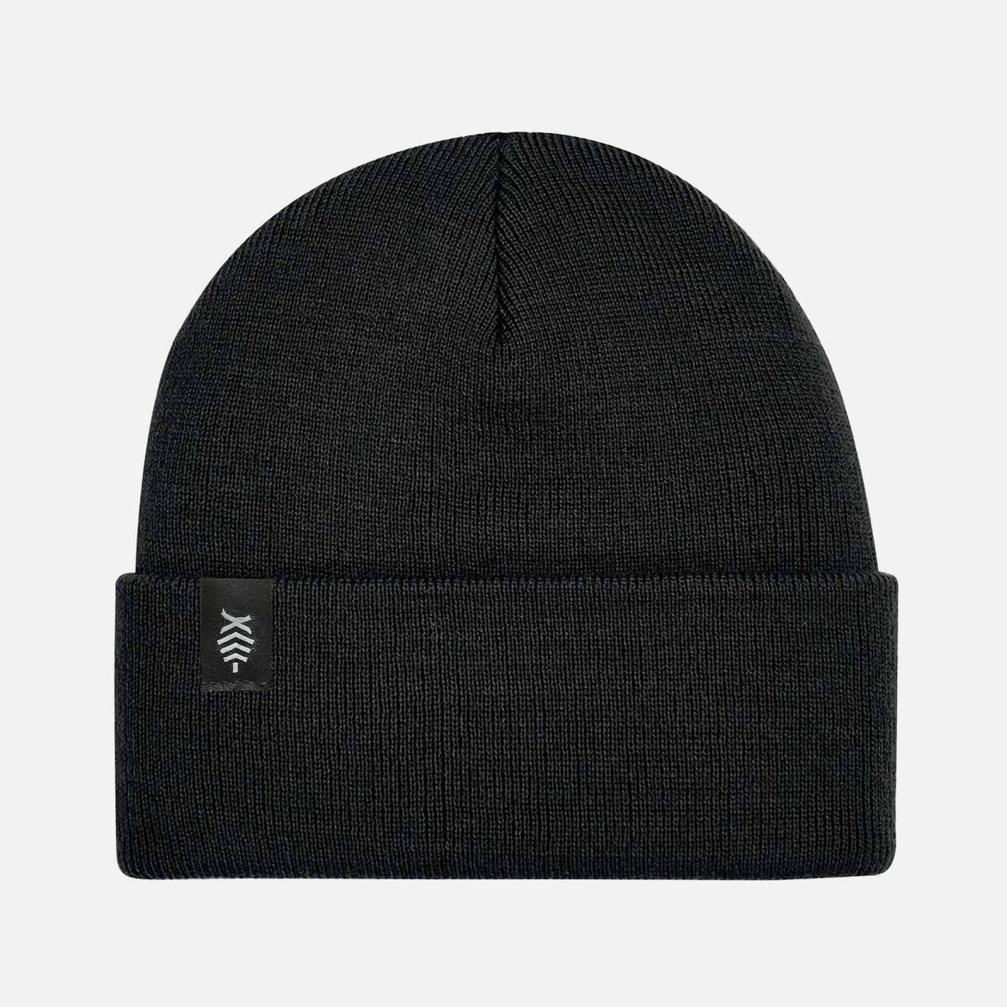 Cuffed Fold Beanie | Black