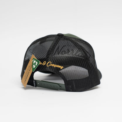 Nordanvind Trucker Keps Hooked | Olive