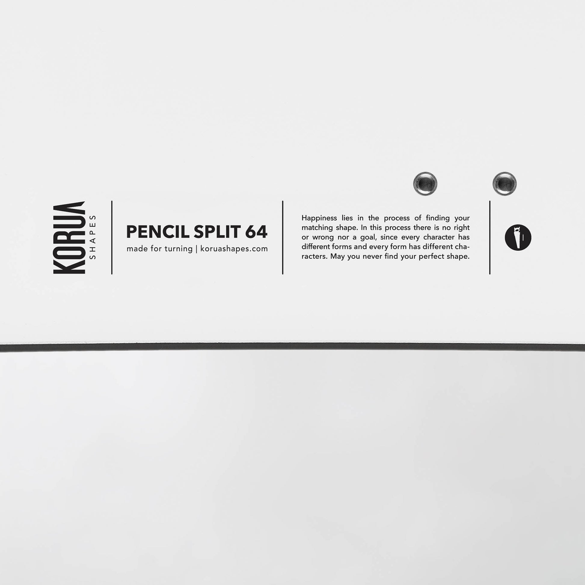 Korua - Pencil Split - White | 164