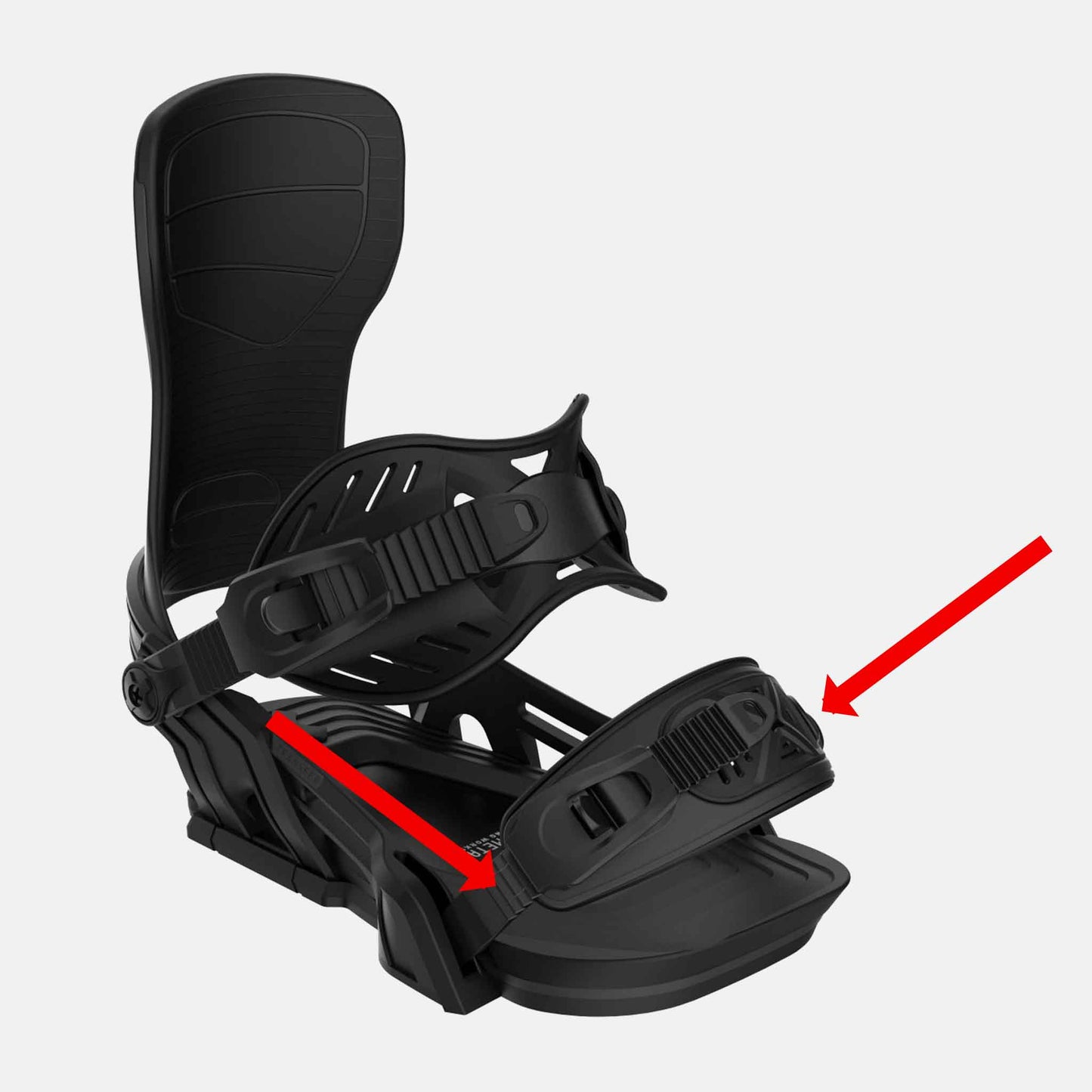 Bent Metal Toe Ladder Adjust Strap Set