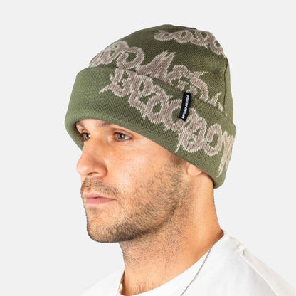 90s Spike Beanie | Green