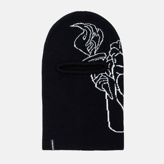 Jacquard Knit Balaclava | Black