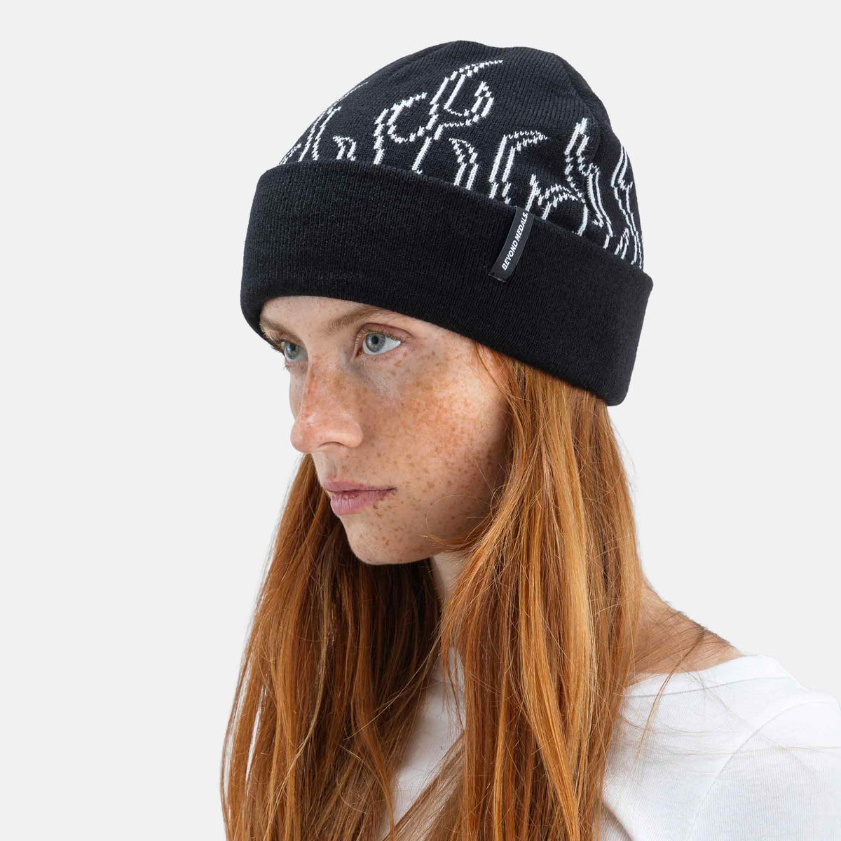 00s Flame Beanie | Black