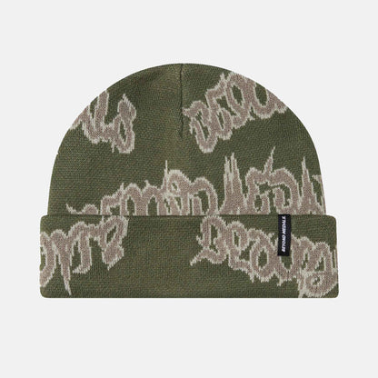 90s Spike Beanie | Green